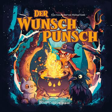 Karikatur mit Zauberer zu der Veranstaltung Der Wunschpunsch, am 1. bis 3. Dezember im AMO